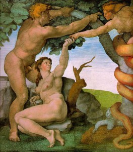 Michelangelo, Adamo ed Eva